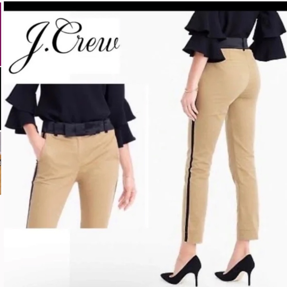J crew Cameron Bow Tuxedo pants 00P